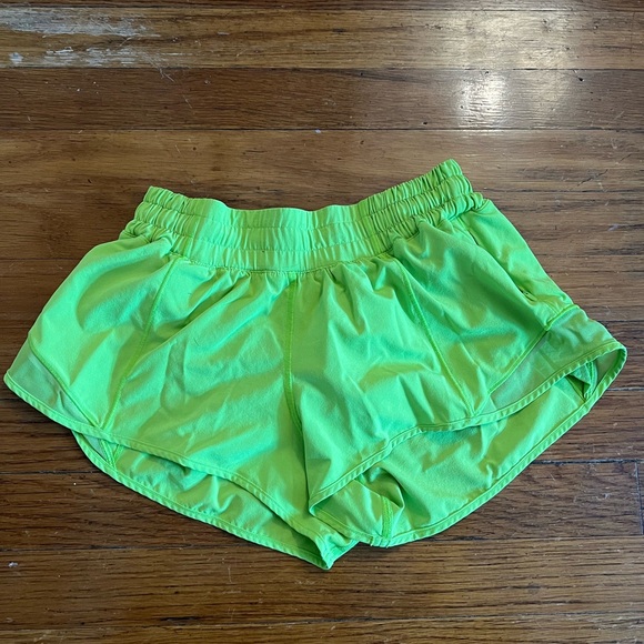 lululemon athletica Pants - Lululemon Hotth Hot Shorts Apple green